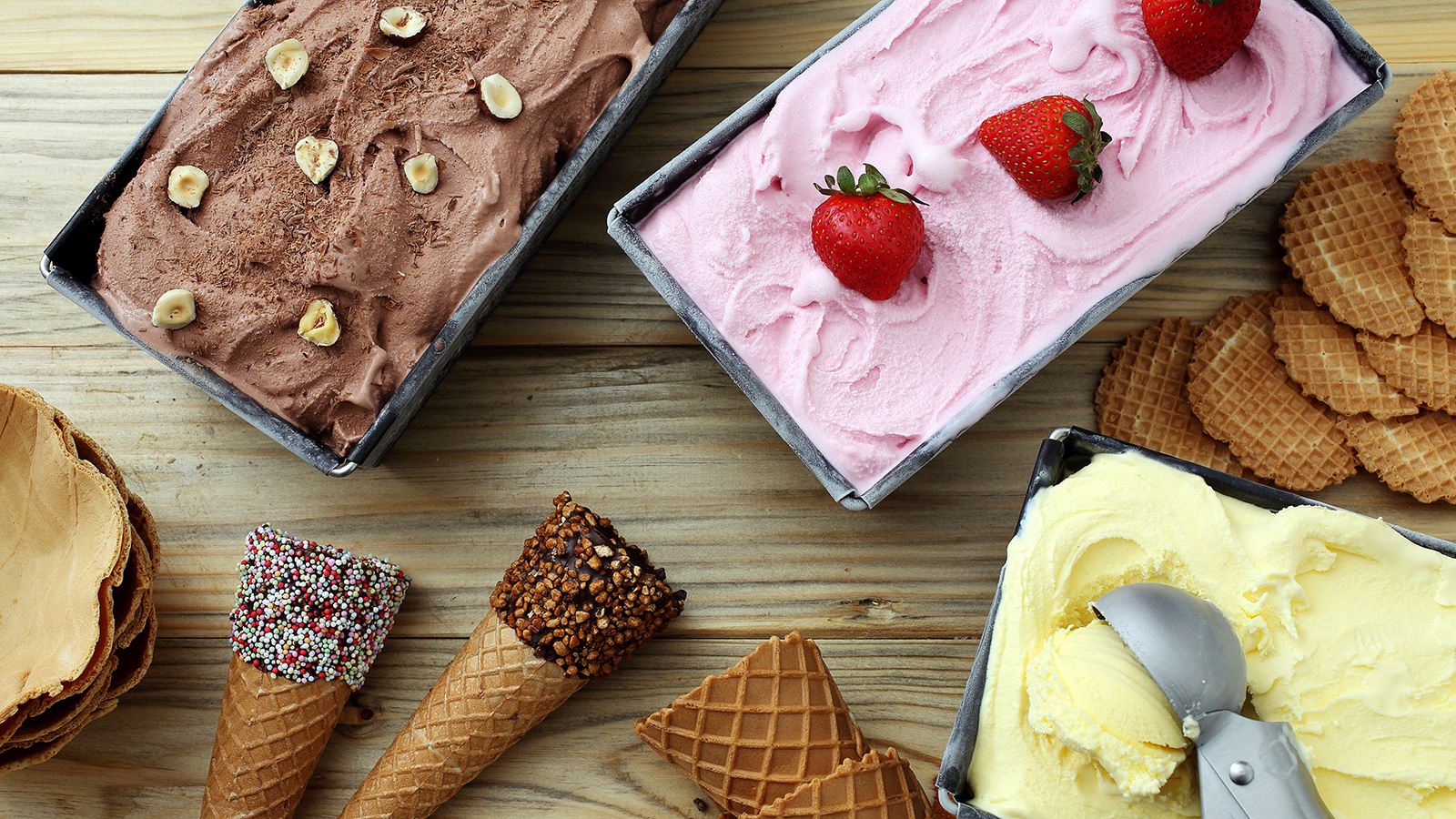 helado-casero-chocolate-fresa-vainilla